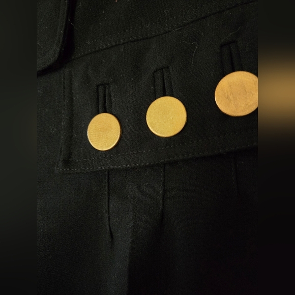 Sandra Angelozzi | Black Wide-Leg Pants with Classic Silhouette, Size 36 - Picture 4 of 8